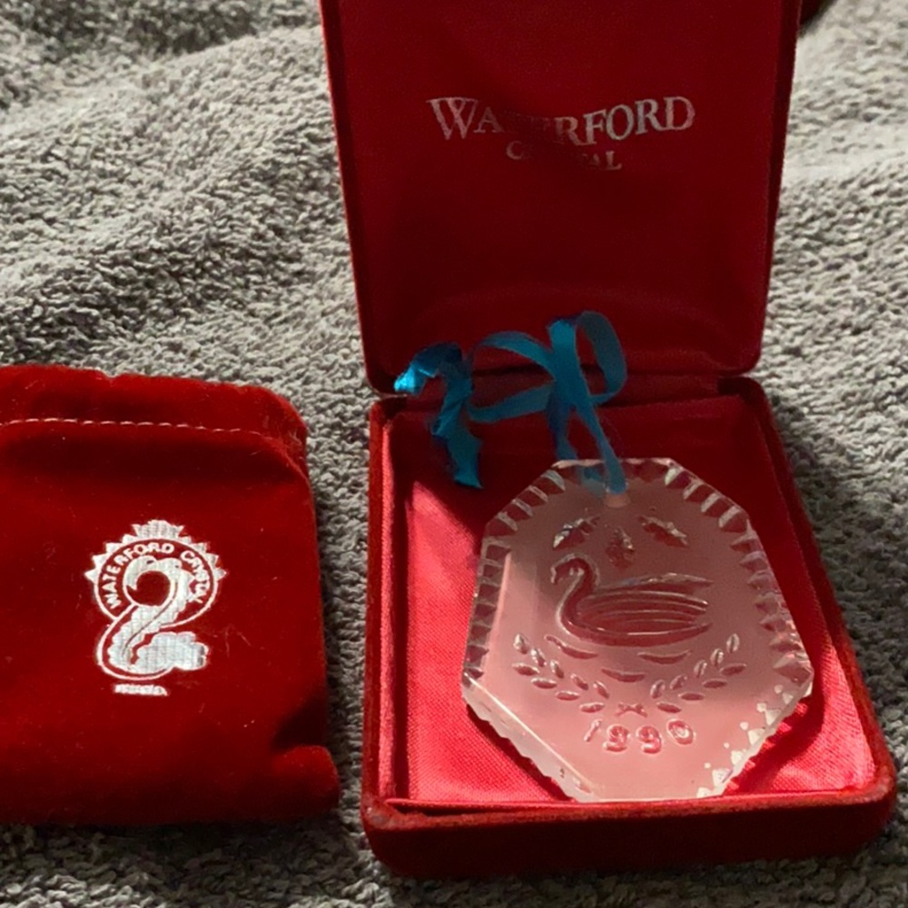 1990 waterford crystal ornament